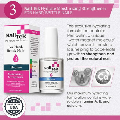 Nail Tek Hydrate 3, Moisturizing