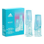 adidas Moves for Her 2 Piece Gift Set, Notes of Grapefruit, Green Apple, and Peppermint, Women's Fragrance, Long Lasting, Sporty Fragrance, Travel Size