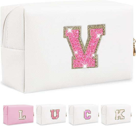 Personalized initial letter patch makeup