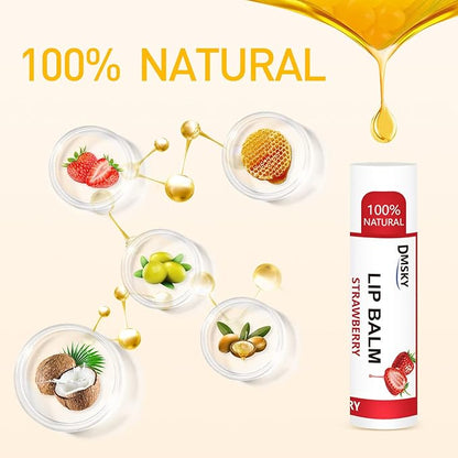 DMSKY 108 Pack Lip Balm, Natural