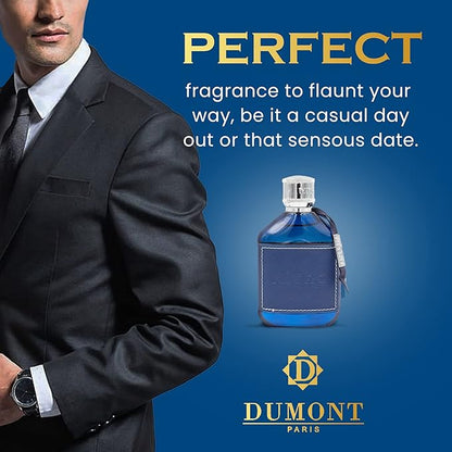 Nitro Blue Eau De Parfum - Uplifting Floral & Woody Fragrance - 3.4 Fl Oz