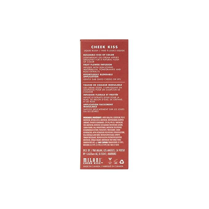 Milani Cheek Kiss Liquid Blush Makeup - Blendable