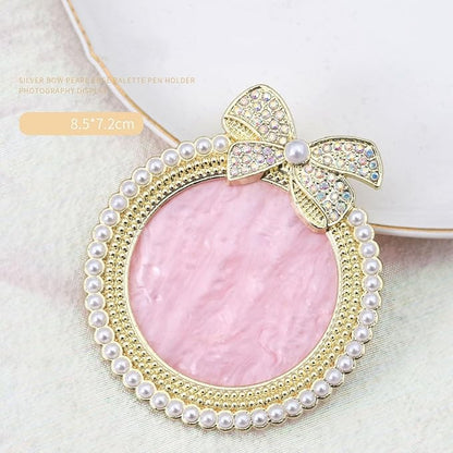 Bow Resin Nail Art Palette, Nail Polish Makeup