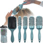5pcs Round hair Brush Set for Blow Drying Curling, Professional curly hair brushBrush Leaves Hair Shiny Heat Styling Brush 5 Different Sizes Works Very Well with The Blow Dryer