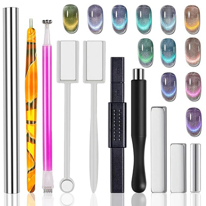 Wokoto 10pcs nail art cat