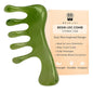 Loc Comb - Scalp Massager | Gua Sha Hair Care Inspired Wide Tooth Comb for Curls - Head Massager for Hair Growth, Hair Detangler for Women, Men By NVLX LABS