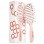 FRAMAR Vented Pink Hair Brush For Women – Flex Brush, Wet Hair Brush Detangler, Wet Hairbrush For Women, Detangle Brush, Brushes For Hair, Hairbrushes – Vented Design For Faster Drying Time