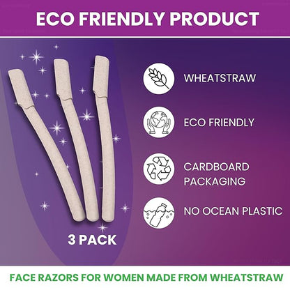 Dermaplaning Tool for Face – Removes Peach Fuzz & Exfoliates Skin | Dermaplane Blade | Facial Razors for Women | Derma Razor | Facial Razor | Face Shaver for Women | Microblade