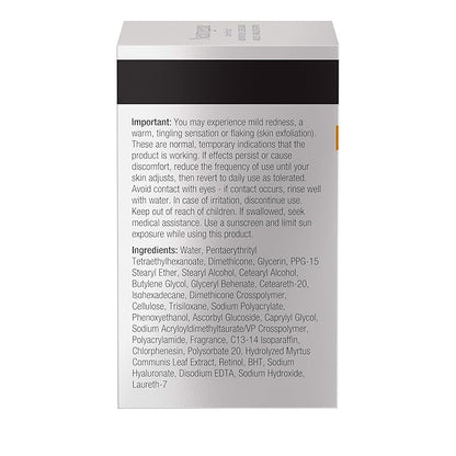 Neutrogena Retinol + Vitamin C Correcting Cream, Rapid Tone Repair Face & Neck Cream with Hyaluronic Acid for Dark Spots, Fine Lines & Wrinkles, 1.7 oz