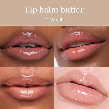 Summer Special Lip Butter Balm - Ultra-Hydrating, Nourishing Lip Care with Natural Ingredients, Shea Butter & Olive Butter, Soothes & Softens Dry Lips (#2 Mint, 0.5 Fl Oz (Pack of 1))