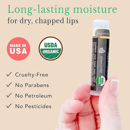 Organic Lip Balm Pack - Original Lip Balm Lip Repair