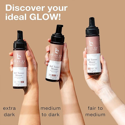Self Tanner Tanning Mousse - Ultra Dark Self Tanner Mousse USA Made with Natural & Organic Ingredients, Self Tanning Foam for Fake Tan or Self Tan Foam, Self Tanners Best Sellers