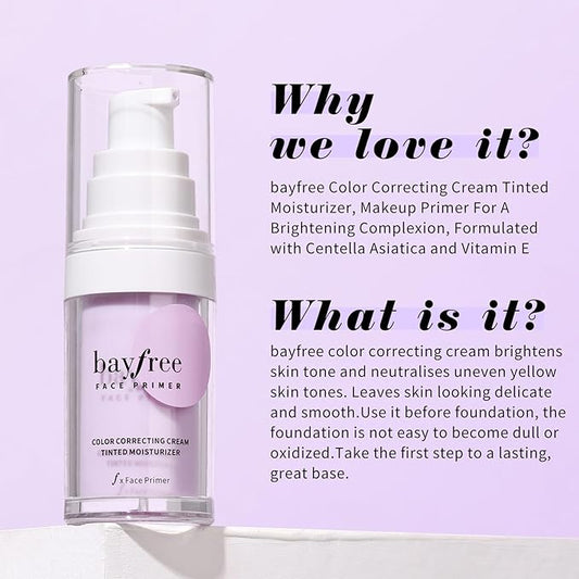 Color Correcting Cream Tinted Moisturizer, Makeup Primer for