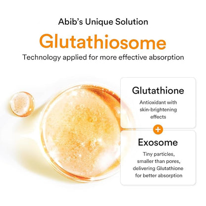 Abib Glutathiosome Dark Spot Serum Vita drop 1.69 fl.oz. | Korean Skincare, Dark Spot, Hyperpigmentation Treatment | Brightening Serum for Sensitive, Uneven Skin | Niacinamide, Viatmin C