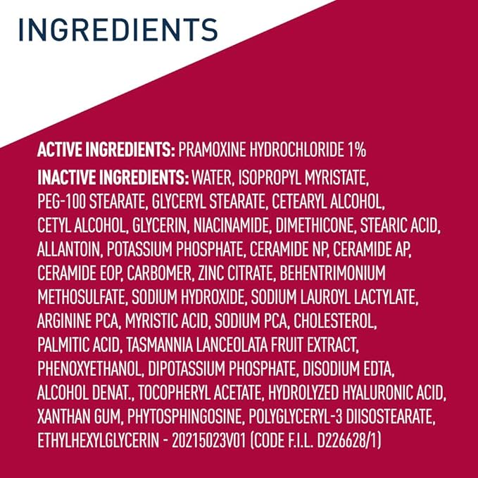 CeraVe Anti Itch Moisturizing Lotion with Pramoxine Hydrochloride, Relieves Itch with Minor Skin Irritations, Sunburn Relief, Bug Bites, 8 Ounce
