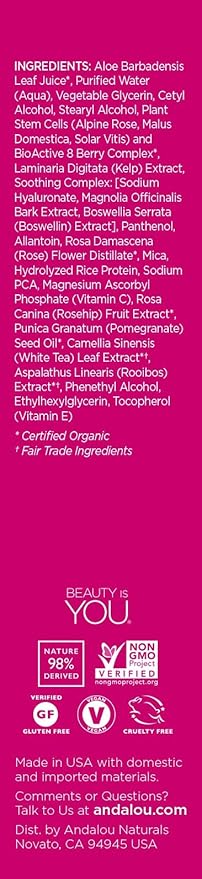 Andalou naturals 1000 roses eye