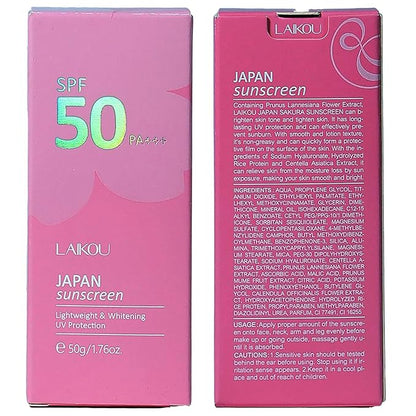 Japan Sunscreen SPF 50 Bloqueador Solar Japones Sunscreen for Face Japanese Sunscreen SPF PA+++ Rosada Sunscreen Essence Cream 50g Moisturizing Cosmetics Skin Care Products (1)
