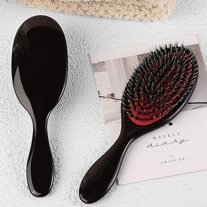 Nylon Teeth Boar Bristle Hair Extension Brush Cushion Hair Brush for Women Styling Smoothing Detangling