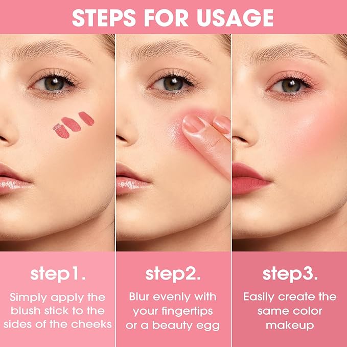 Jolilab Liquid Blush - High Pigment, Long - Lasting, Buildable Color for a Natural Glow（05#）