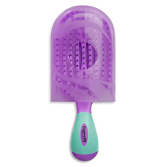 NuWay U.S. Patented Vented TravelC for All Hair Types is Hair Dryer Safe (Lavender)