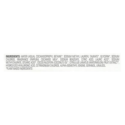 Love Beauty and Planet Plant-Based Body Wash Hydrate and Restore Skin Watermelon and Hyaluronic Acid Made with Plant-Based Cleansers and Skin Care Ingredients, 100% Biodegradable 20 fl oz