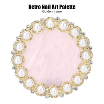 Resin Stone Nail Art Palette, Nail Art Display