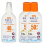 Safe Sea Anti-jellyfish Sting Protective Lotion- SPF50- Hypoallergenic Jellyfish & Sea Lice Prevention Sunscreen (for Kids (2+1 50 kids & 40 spray)