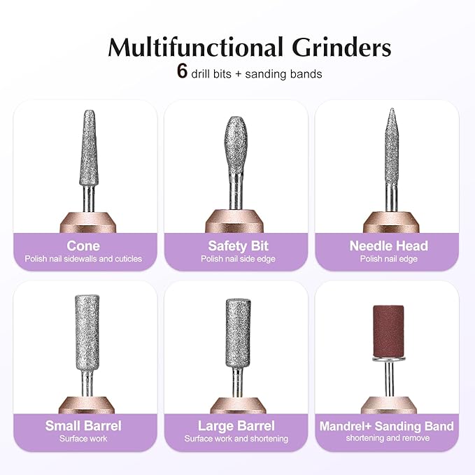 COSLUS Nail Drill File Professional: