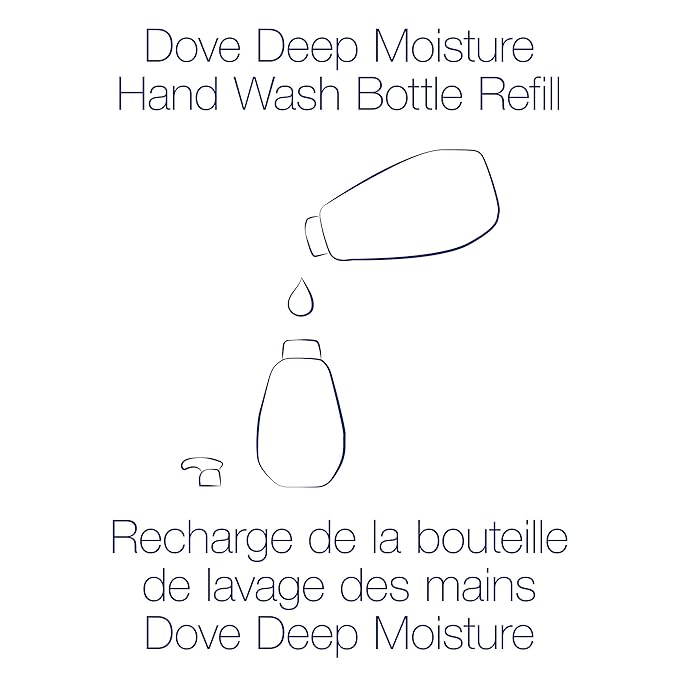 Dove Advanced Care Hand Wash Deep Moisture Pack of 3 for Soft, Smooth Skin More Moisturizers Than The Leading Ordinary Hand Soap, 34 oz