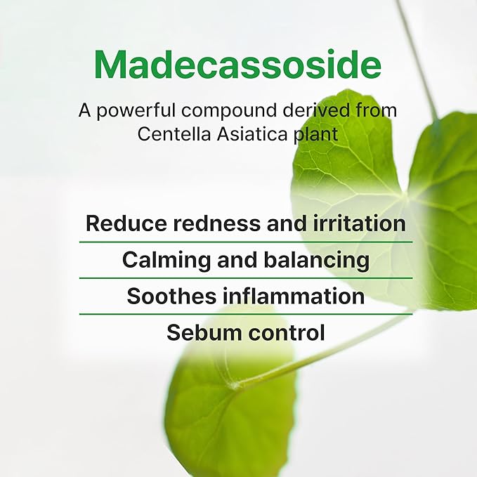 Face Republic Calming Blemish Madecassoside Serum 45ml 1.52 fl oz | Lightweight | Calming, Soothing | Madecassoside, Tea Tree, Centella Asiatica | For irritated skin | Vegan Korean Skin Care