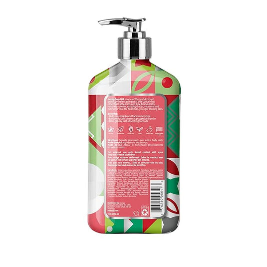 Hempz Crushed Peppermint Sugar Body Lotion, Moisturizer for men and women, Holiday Gifts, 17 oz