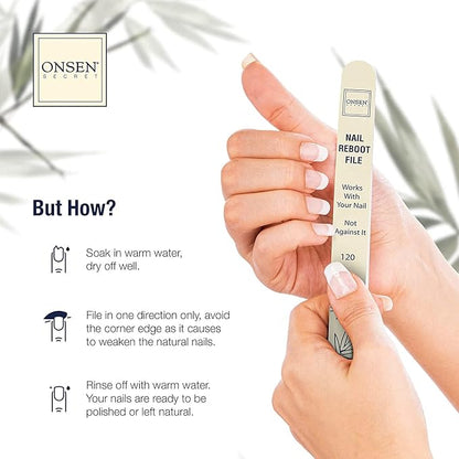 Onsen japanese nail shape &