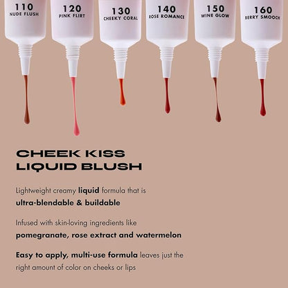 Milani Cheek Kiss Liquid Blush Makeup - Blendable
