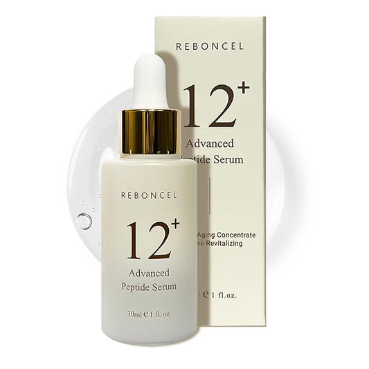 12+ Advanced Peptide Collagen Serum for Wrinkles, Elasticity, Korean skincare Anti-aging concentrated face serum (1 Fl.oz, 30mL)