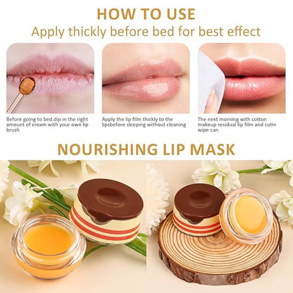DMSKY 6 PCS Bee Lip Balm
