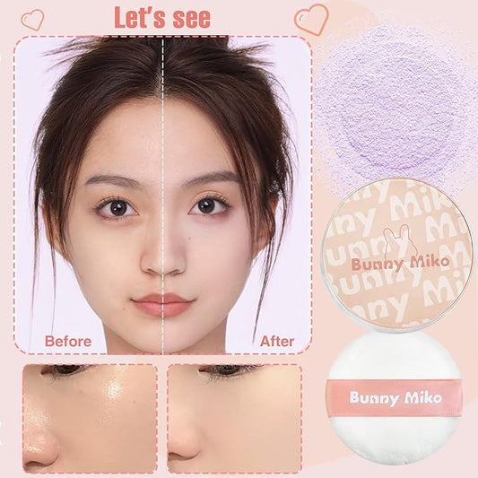 Loose Setting Powder Color-correcting Tone Up Oil Absorbing Light Purple 35 Oz