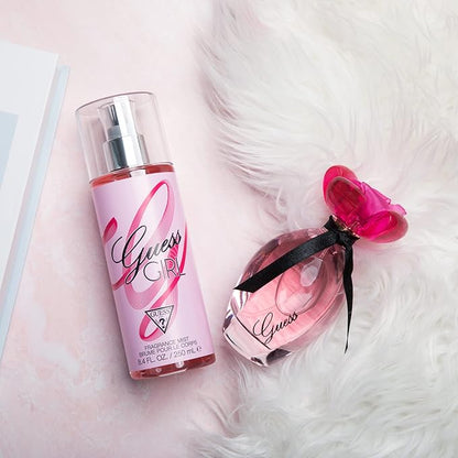 Guess Girl Eau de Toilette 3 Piece Gift Set - Perfume Spray 3.4 Fl. Oz., Travel Spray 0.5 Fl. Oz., & Body Lotion 6.7 Fl. Oz.