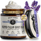 Wrath & Remedy Handmade Whipped Organic Beef Tallow for Skin - 4 OZ (Lavender) — Grass Fed Beef Tallow Moisturizer and Honey Balm for Silky, Sensitive-Skin, Eczema, Rosacea - Free of Harsh Chemicals