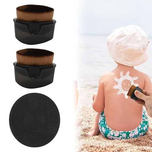 2pcs Sunscreen Applicator, Sunscreen Brush