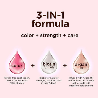 Sally Hansen Color Therapy™, Serenity Stone, Argan Oil, Long Lasting, Healthy Nails, Nude Nail Polish