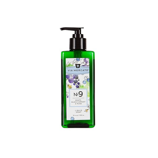 Liquid Soap, Shea Butter Enriched (12 oz), No. 9 - Grape, Black Currant & Musk
