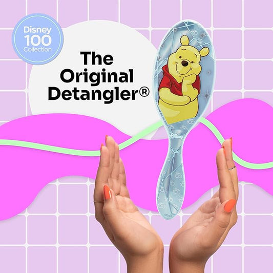 Wet Brush Original Winnie the Pooh (Disney 100) - Soft & Flexible Bristle Detangler for Curly, Straight, Thick & Wavy Hair