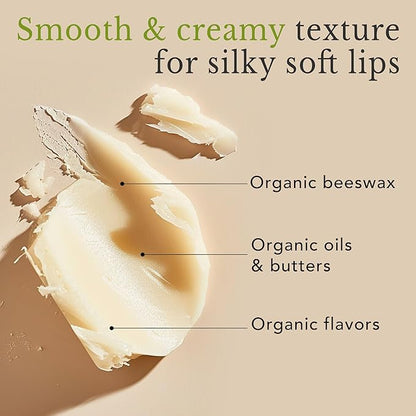 4 Pack Organic Vanilla Bean & Honey Lip & Kids