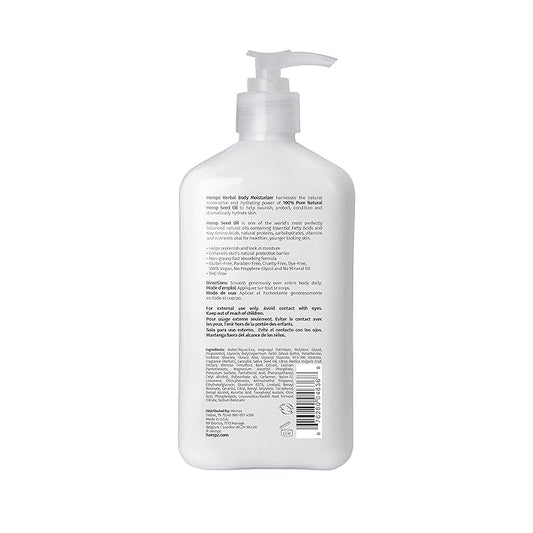 HEMPZ Body Lotion - Pink Citron & Mimosa Flower Daily Moisturizing Cream, Shea Butter Hand and Body Moisturizer - Hemp Extract Lotion - Skin Care Products, Pure Organic Hemp Seed Oil - 17 Fl Oz