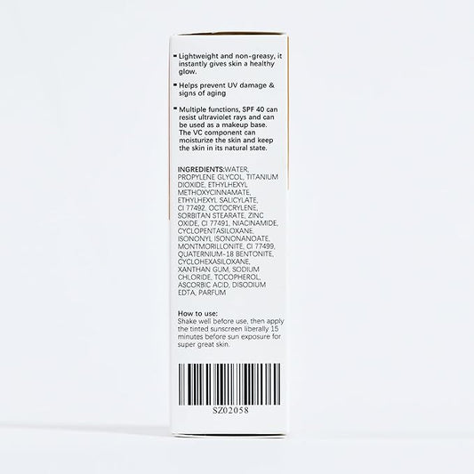 Tinted Sunscreen for Face SPF