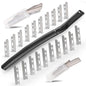 Dermaplane Razor for Women Face with 20PCS Blades,Professional Facial Razors for Peach Fuzz and Eyebrow Hair Removal,Stainless Steel Multipurpose Face Shavers with Gift (Black)