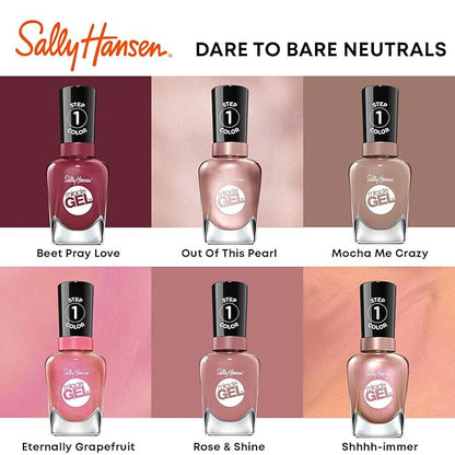 Sally Hansen Miracle Gel Nail Polish, Shade Love Me Lilac #494 (Pack of 2)