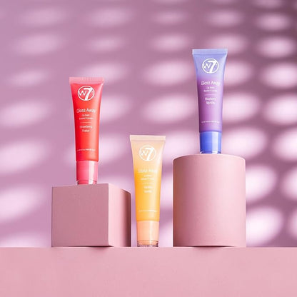 Wloss Away Lip Balm Trio - 3 Piece Vanilla, Strawberry 7 G