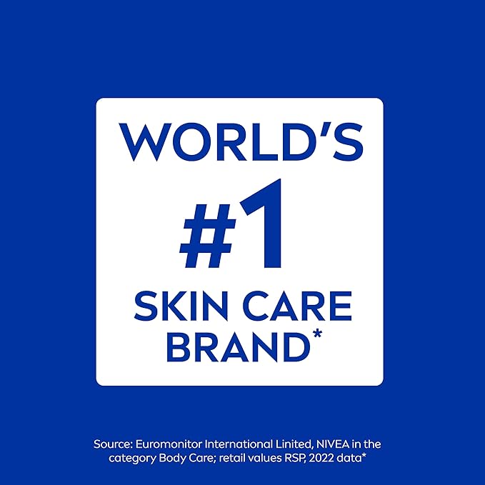 NIVEA Essentially Enriched Body Lotion for Very Dry Skin with Hyaluronic Acid, Almond Oil and Deep Nourishing Serum, 72-Hour Body Moisturizer, 16.9 Fl Oz Pump Bottle, Pack of 2