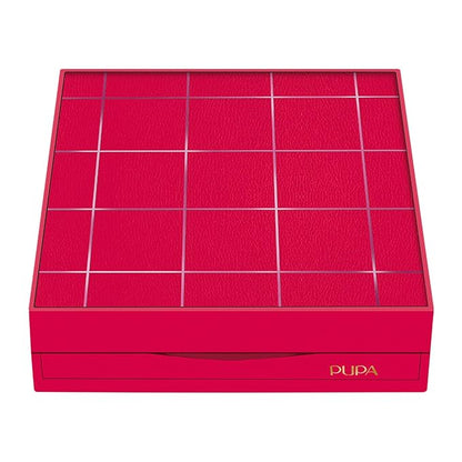 Pupa Milano Pupart M Makeup Palette, 003 Red, 6 oz